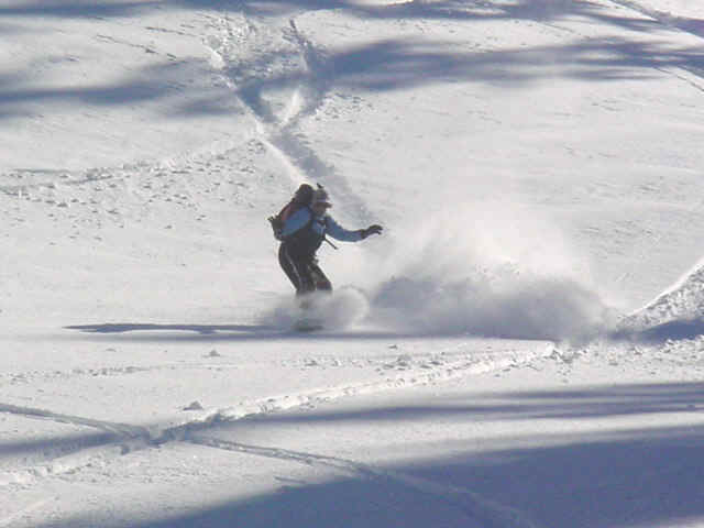 Skiing Salmo Creston Pass