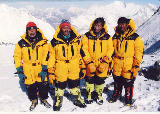 Sherpa team Everest Hardwear Suits