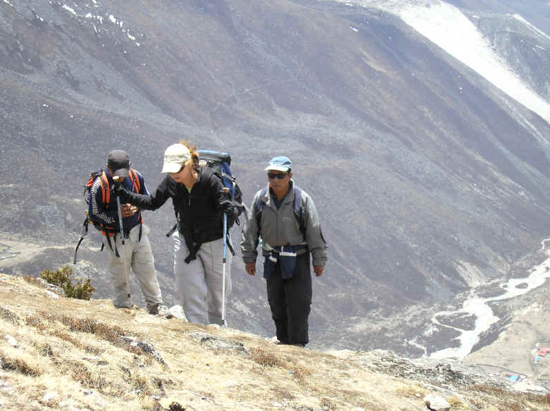 Trekking up Kala Pattar Peak Freaks