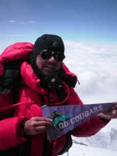 Larry Williams Everest summit photo 2008
