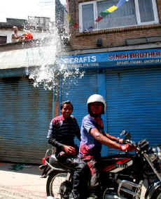 Color festival Kathmandu- watch out!